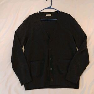 O.n.s Wool Cashmere Sweater Cardigan Grandpacore Librarian Luxury Grunge Size M